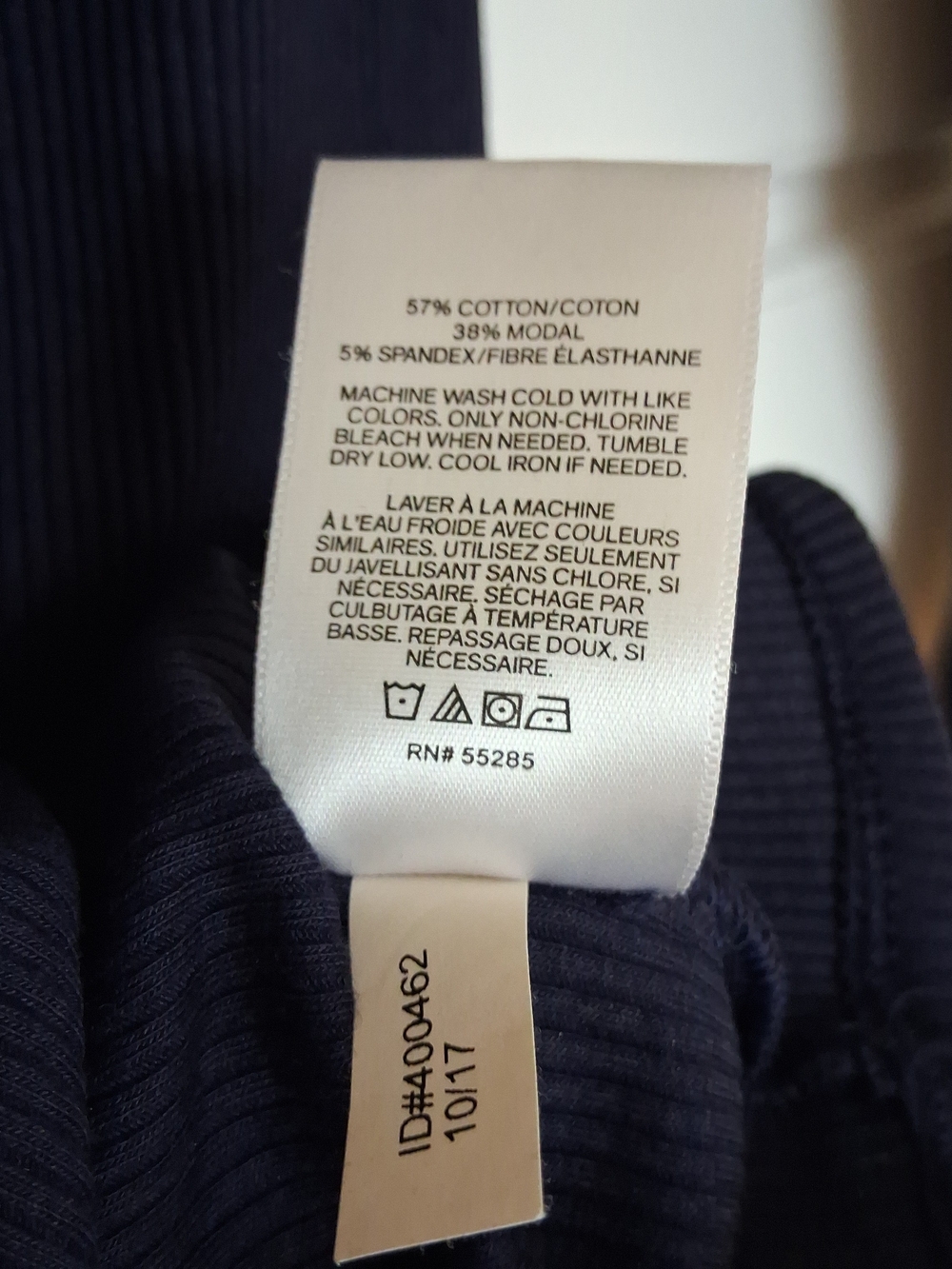 Express One Eleven Black Wrap Tie Long Sleeve Top - Picture 6 of 6